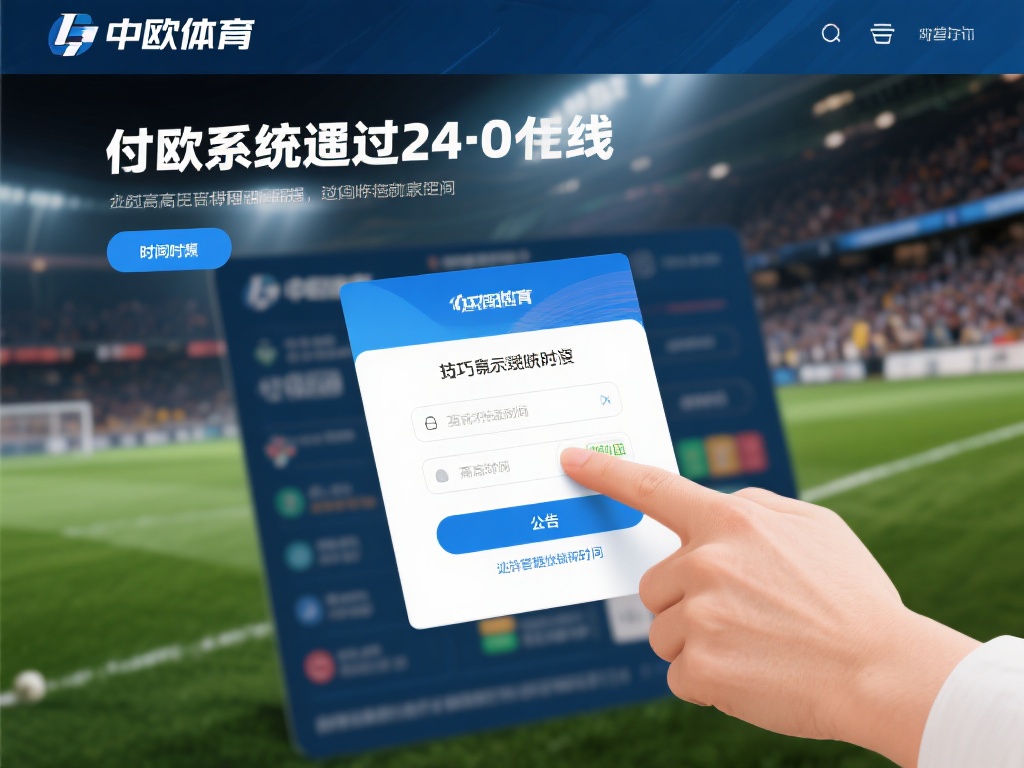 中欧体育存款小技巧,教你省时又省力操作 (中欧体育存款小技巧,教你省时又省力快速操作!) 虽然中欧体育的存款系统通常24小时在线,但高峰期可